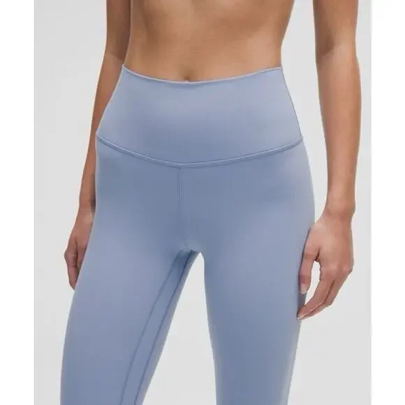 Lululemon Align HR High Rise Pant 28” Full Lenght Blue Women’s Size 10 - Picture 4 of 11